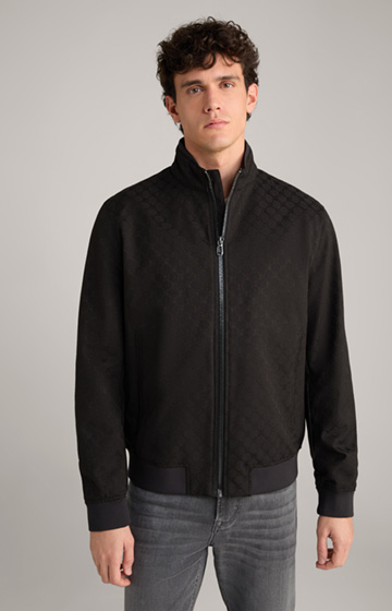 Escor Jacket in a Black Pattern