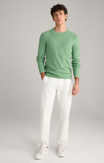 Sweter Ferio w kolorze zielonym