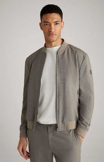 Indro Bomber Jacket in Brown Marl