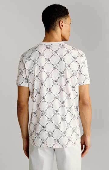 Bartek T-shirt in a Light Beige Pattern