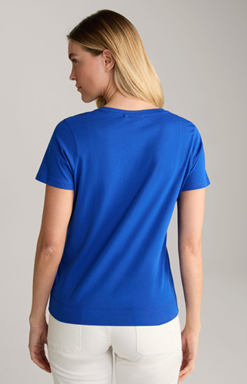 Cotton T-shirt in Blue