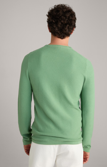 Sweter Ferio w kolorze zielonym