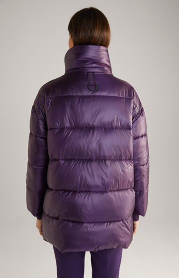 Quilted Jacket in Purple