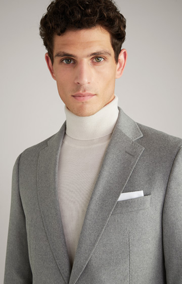 Haspar-Bloom Suit in Flecked Grey