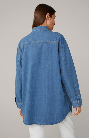 Denim Shirt in Medium Blue