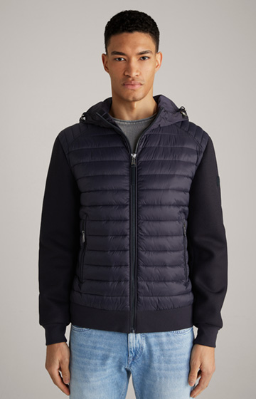 Lowis Quilted Jacket in Navy