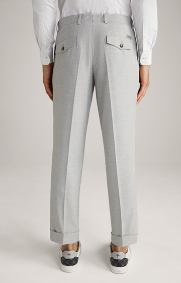 Randar Suit Trousers in Light Grey Melange