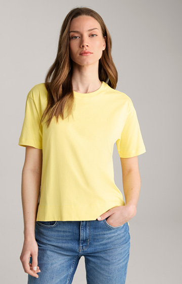 Cotton T-Shirt in Yellow