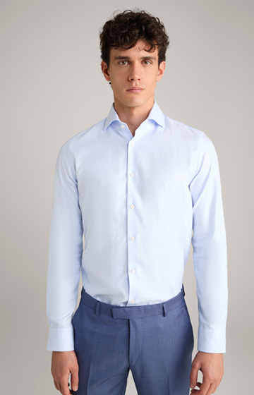 Panko Cotton Shirt in Light Blue