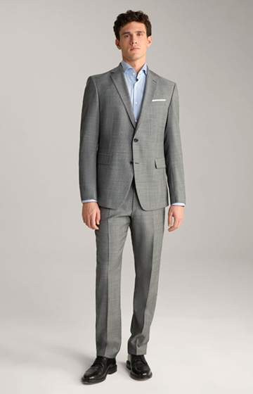 Finch Modular Suit in Grey, textured
