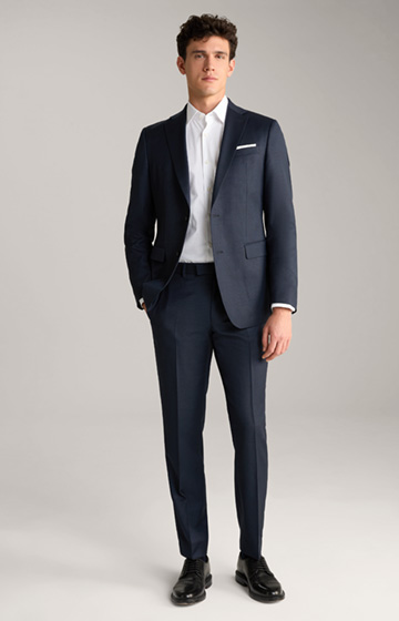 Finch-Brad Suit in Textured Navy