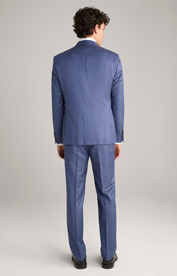 Herby-Blayr Suit in Textured Blue