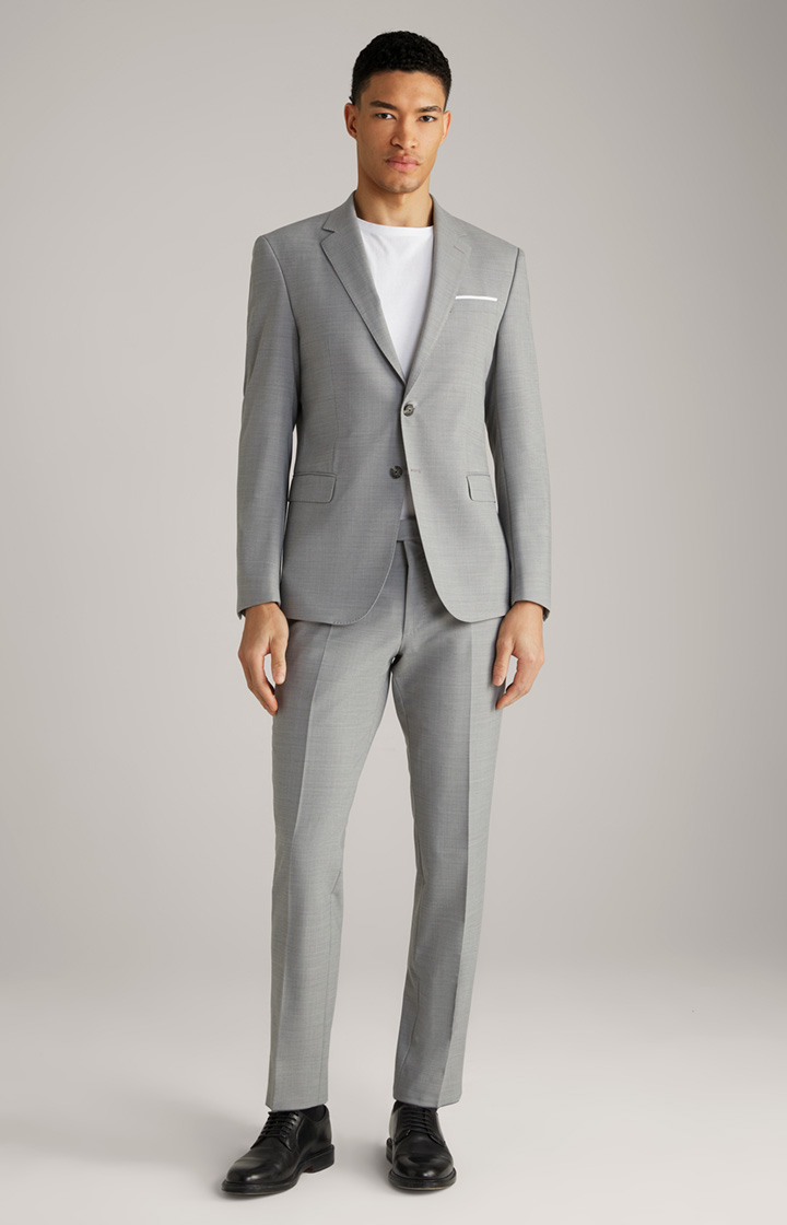 Herby Modular Suit in Grey, textured