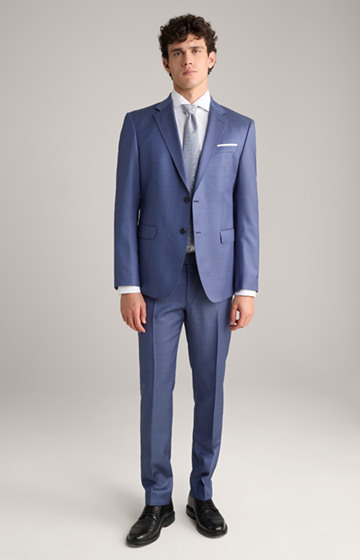 Herby-Blayr Suit in Textured Blue