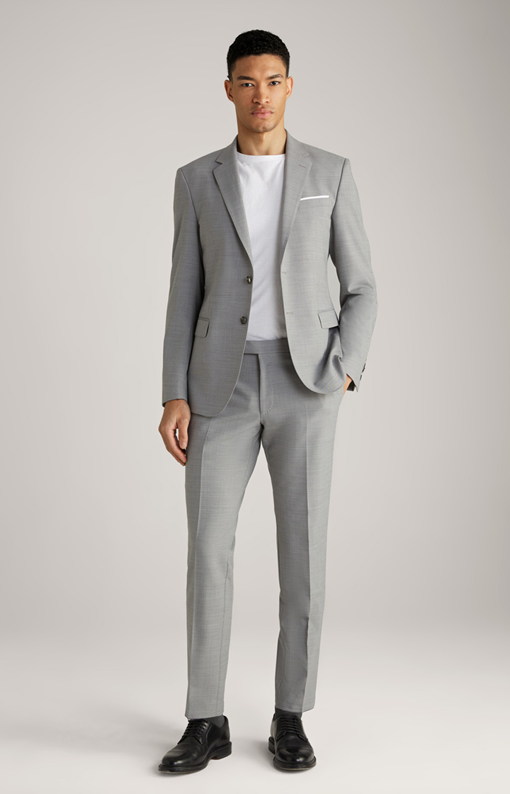 Blayr Modular Trousers in Grey, textured
