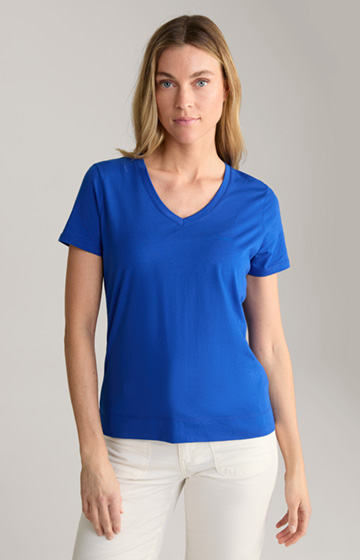 Cotton T-shirt in Blue