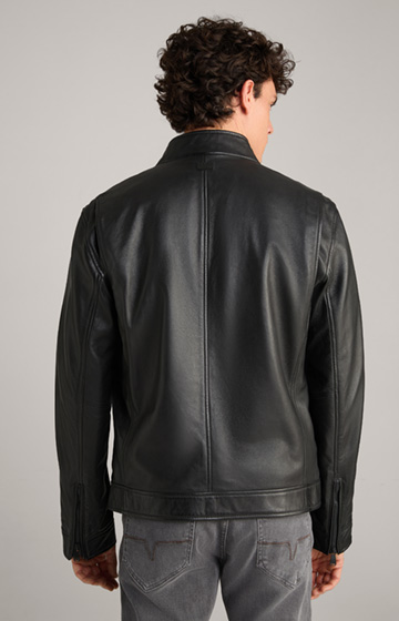 Lif Leather Jacket in Black