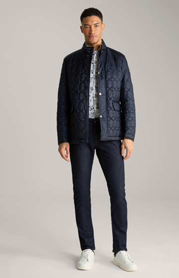 Claylor Quilted Jacket in Navy