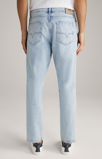 Cotton Jeans in Light Blue