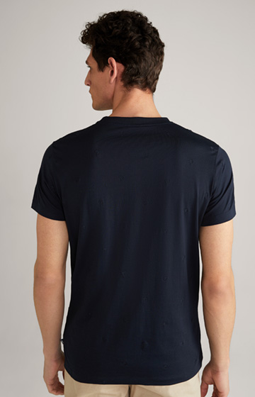 Panos Cotton T-shirt in Dark Blue