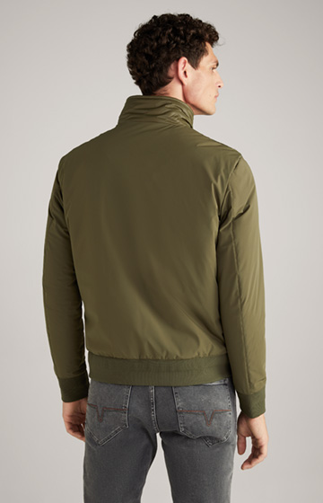 Boros Quilted Jacket in Dark Green