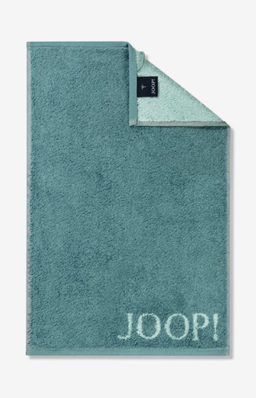 CLASSIC DOUBLEFACE guest towel in turquoise