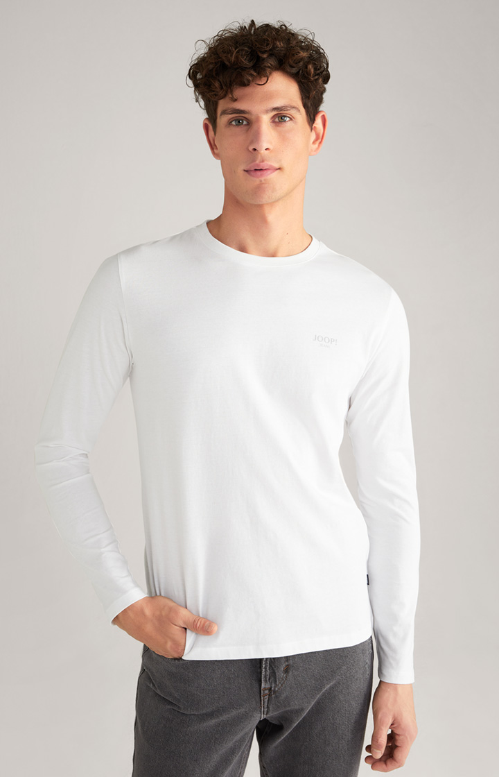 Koszulka z długim rękawem w kolorze białym