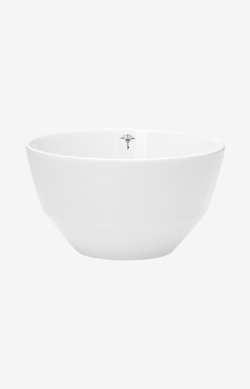Single Cornflower Bowl 10 cm in White