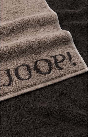 JOOP! CLASSIC DOUBLEFACE Face Towel in Mocha, 30 x 30 cm