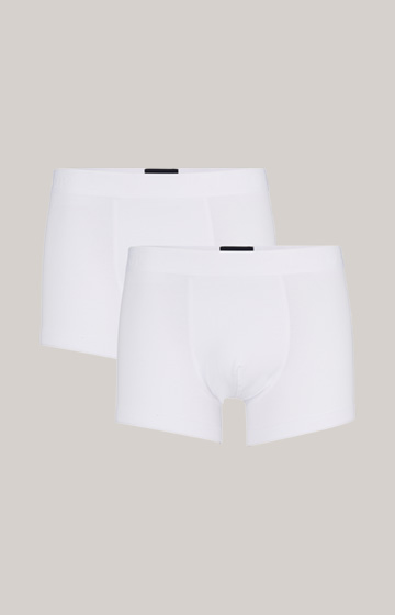 2-Pack of Modal Cotton Stretch Boxers in White
