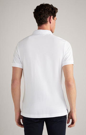 Primus Cotton Polo Shirt in White