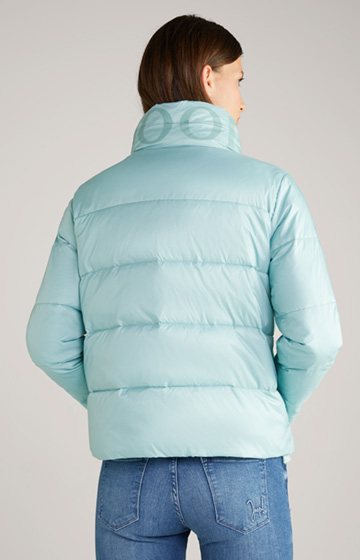 Quilted Jacket in Light Blue