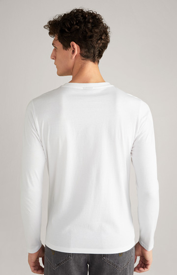 Koszulka z długim rękawem w kolorze białym