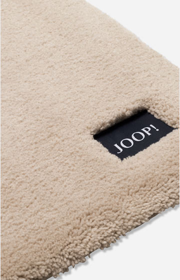 Dywanik łazienkowy w kolorze piasku z linii JOOP! BASIC, 60 × 90 cm