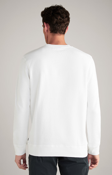 Salazar Cotton Sweatshirt in White
