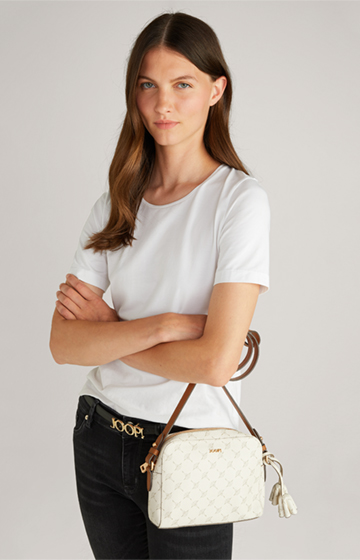 Cortina Cloe Shoulder Bag in Off-white