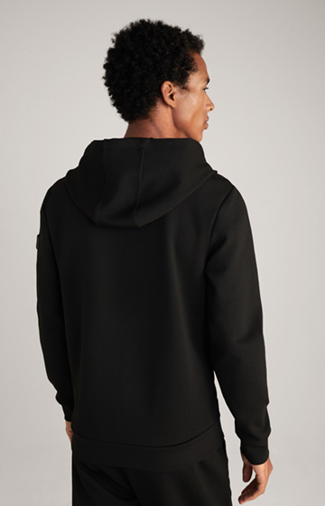 Stratos Sweatshirt Jacket in Black 