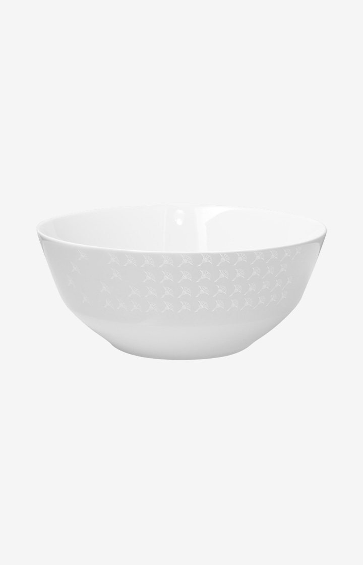 Faded Cornflower Bowl 23 cm in White