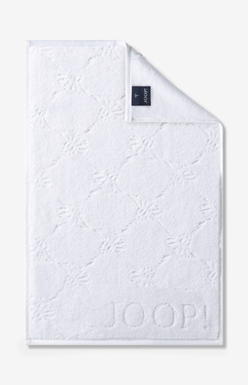 Uni-Cornflower Guest Towel in White